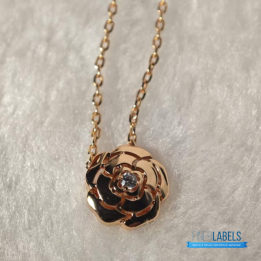 QC Chanel Extrait de Camélia Necklace