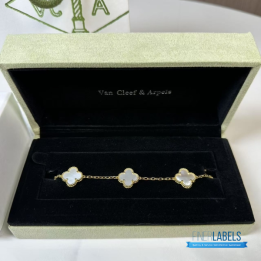Van Cleef & Arpels Vintage Alhambra 5 Motifs Bracelet