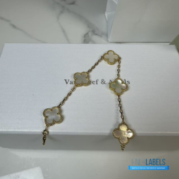 Van Cleef & Arpels Vintage Alhambra 5 Motifs Bracelet