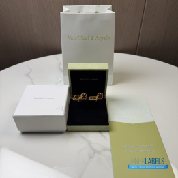 QC VCA Magic Alhambra 2 Motifs Earrings