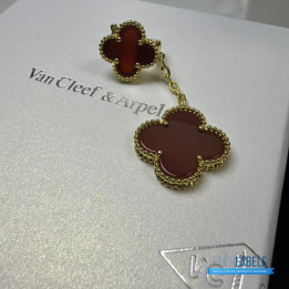 QC VCA Magic Alhambra 2 Motifs Earrings