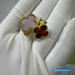 QC VCA Magic Alhambra 2 Motifs Earrings