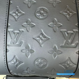 QC LV Keepall Bandoulière 50 Black Monogram Shadow