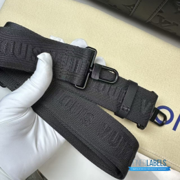 QC LV Keepall Bandoulière 50 Black Monogram Shadow
