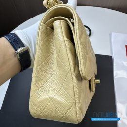 QC Chanel Classic Double Flap Bag (Beige)