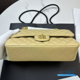 QC Chanel Classic Double Flap Bag (Beige)