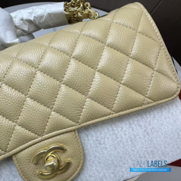 QC Chanel Classic Double Flap Bag (Beige)