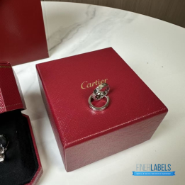 QC Cartier Love Earring (White Gold)