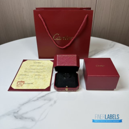 QC Cartier Love Rings (White Gold)