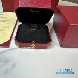 QC Cartier Love Rings (White Gold)