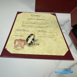 QC Cartier Love Rings (White Gold)