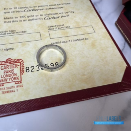 QC Cartier Love Rings (White Gold)