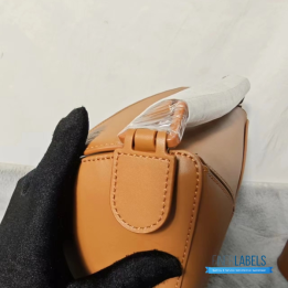 QC Loewe Puzzle Bag in Brown Leather