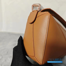 QC Loewe Puzzle Bag in Brown Leather