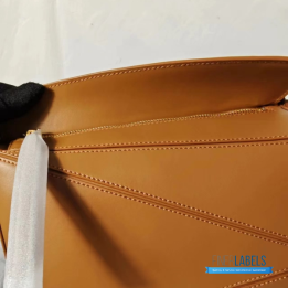 QC Loewe Puzzle Bag in Brown Leather
