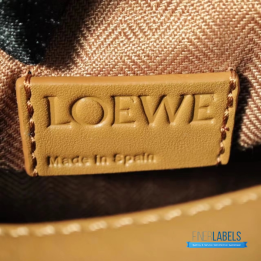 QC Loewe Puzzle Bag in Brown Leather