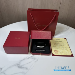 QC Cartier Love Bangle 18 (White Gold)