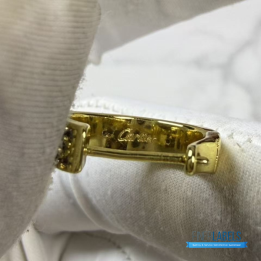 QC Cartier Love Hoop Earrings in yellow gold