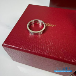 QC Cartier Love Ring in 18k White Gold