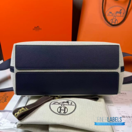 QC Hermès R.M.S 12H Bag in Neutral H Canvas
