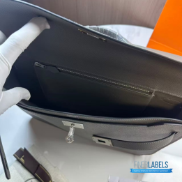 QC Hermès Kelly Dépêches 36 Briefcase in Togo Calfskin
