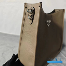 QC Prada Vitello Daino Soft Leather Hobo Shoulder Bag