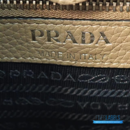 QC Prada Vitello Daino Soft Leather Hobo Shoulder Bag