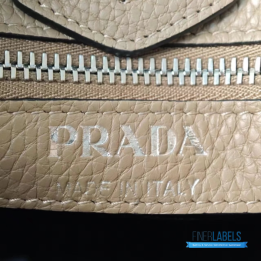 QC Prada Vitello Daino Soft Leather Hobo Shoulder Bag
