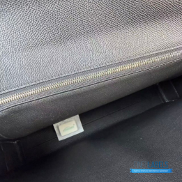 QC Hermès Kelly Dépêches 36 Briefcase in Black