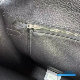 QC Hermès Kelly Dépêches 36 Briefcase in Black