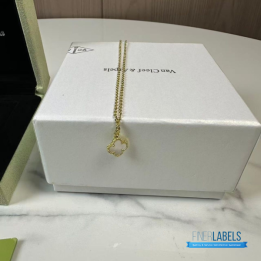 QC VCA Vintage Alhambra Pendant Necklace in 18K Yellow Gold