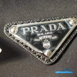 QC Prada Re-Nylon and Saffiano Leather Black Shoulder Bag