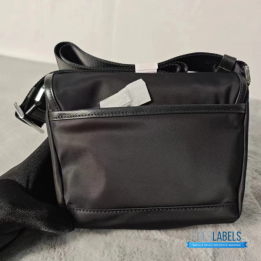 QC Prada Re-Nylon and Saffiano Leather Black Shoulder Bag