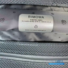 QC Rimowa Original Cabin Black Aluminum Suitcase