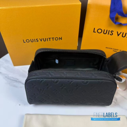 QC LV Dopp Kit with the Shadow Monogram Pattern