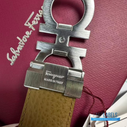QC Salvatore Ferragamo Reversible and Adjustable Gancini Belt