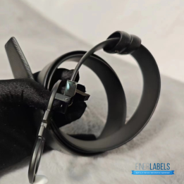 QC Salvatore Ferragamo Adjustable Gancini Belt in Black Calfskin Leather
