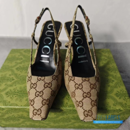 Gucci Aria Slingback Pumps