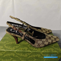 QC Gucci Aria Slingback Pumps