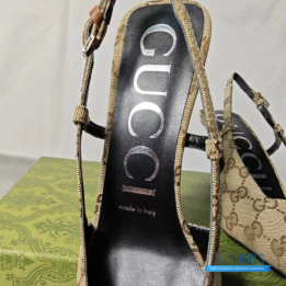 QC Gucci Aria Slingback Pumps