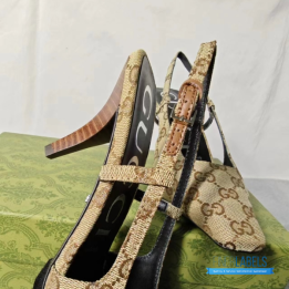 QC Gucci Aria Slingback Pumps