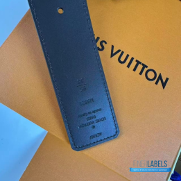 QC LV Initiales Reversible Belt.