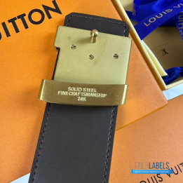 QC LV Initiales Reversible Belt.