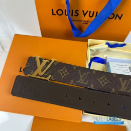 QC LV Initiales Reversible Belt.