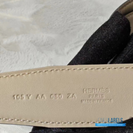 QC Hermès Constance Reversible Belt