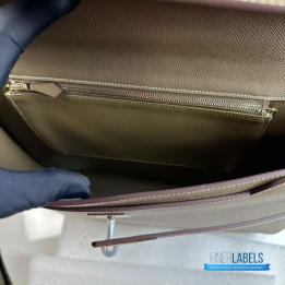 QC Hermès Kelly Dépeches 36 briefcase in the Étoupe