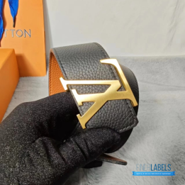 Louis Vuitton Taurillon Calfskin Initiales Reversible Belt