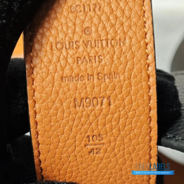 Louis Vuitton Taurillon Calfskin Initiales Reversible Belt