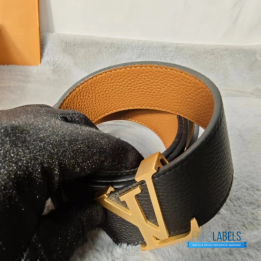 Louis Vuitton Taurillon Calfskin Initiales Reversible Belt