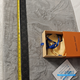 Louis Vuitton Initiales Monogram Eclipse canvas Reversible Belt